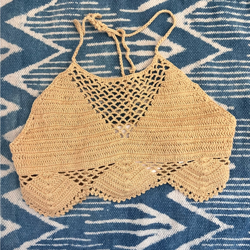 Crocheted Halter Top